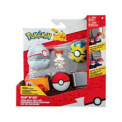 Playset Pokémon Clip Belt 'n' Go - Scorbunny 