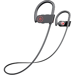 Casque Bluetooth Écouteurs sans fil Bluetooth 5.1 Casque de course IPX7 Écouteurs étanches avec 10 heures de lecture HiFi Stéréo Casques antibruit pour entraînement Gym 