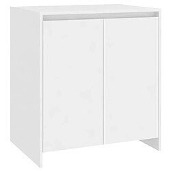 Maison Chic Ensemble de 3 Buffets,commode,console pour rangement Blanc Bois d'ingénierie -MN17356 pas cher