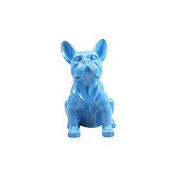 Stoobz Chien bouledogue français coloré 37 x 25 x 22 cm bleu. Chien bouledogue français coloré 37 x 25 x 22 cm bleu