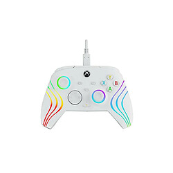 Manette filaire Pdp Afterglow Wave pour Xbox Series X S Xbox One PC Blanc 