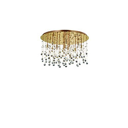 Ideal Lux Plafonnier Design Moonlight Or 12 ampoules 36cm