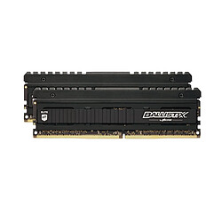 Ballistix Elite Series 8 GO - Noir Mémoire 2 barrettes pour PC 8 Go (2 x 4 Go) - DDR4 3200Mhz - 1,35V - CL16