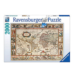 Avis Ravensburger Puzzle Premium de 2000 Pièces Softclick Thème Carte du Monde de l'Année 1650 Multicolore