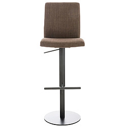 Non Tabouret de bar Cadiz tissu noir