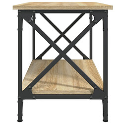 Acheter vidaXL Table d'appoint Chêne sonoma 55x38x45 cm Bois d'ingénierie