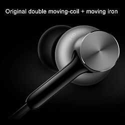 Acheter Wewoo Écouteurs argent pour Xiaomi, iPhone, iPad, iPod, Samsung, HTC, Sony, Huawei et autres périphériques audio avec des de 3,5 mm trois pilotes Dual Moving Coil + Single Iron, intra-auriculaires Xiaomi Iron Pro