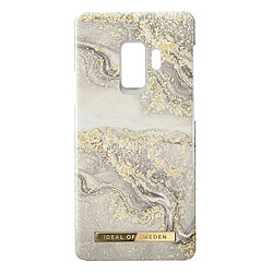 Coque Samsung Galaxy S9 Magnétique Sparkle Greige Marble Ideal of Sweden 