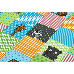 Acheter RUGSX Tapis pour enfants ZOO Cercle animaux cercle 133 cm