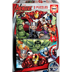 Educa Borras Puzzle 2 x 48 pcs - Avengers - Marvel 