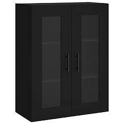 Maison Chic Armoire murale,Meuble de Rangement pour salon,cuisine noir 69,5x34x90 cm -MN29563