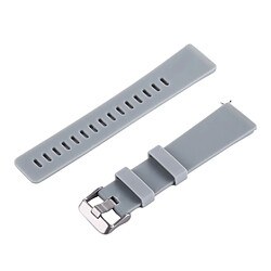 Avis Wewoo Bracelet pour montre connectée Fitbit Versa Simple Mode De En Silicone Gris