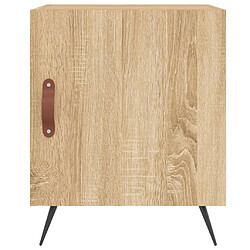 Avis vidaXL Table de chevet chêne sonoma 40x40x50 cm bois d’ingénierie