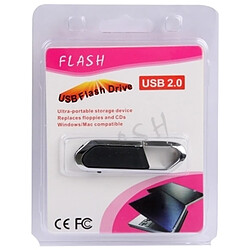 Avis Wewoo Clé USB noir Disque flash USB 2.0 de style Keychains métallique de 16 Go