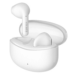 Edifier Écouteurs sans fil X2s True, Bluetooth 5.3, pilotes dynamiques 13 mm, léger, suppression du bruit AI - Blanc