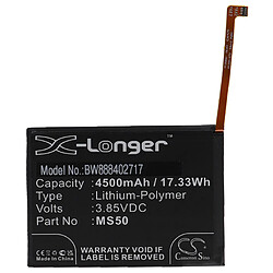 vhbw Batterie remplacement pour Motorola MS50, SB18D09927 pour téléphone portable (4500mAh, 3,85V, Li-polymère) 