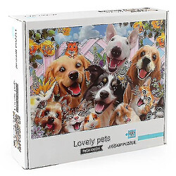 Universal Puzzles pour adultes, 1000 pièces pour animaux de compagnie pour animaux de compagnie et chiens pas cher