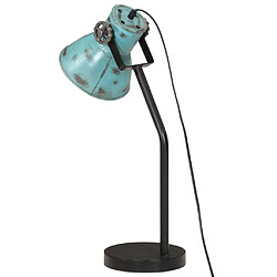 Acheter vidaXL Lampe de bureau 25 W bleu délavé 17x17x60 cm E27