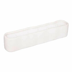 Bougie Déco en Céramique Carmen 25cm Blanc