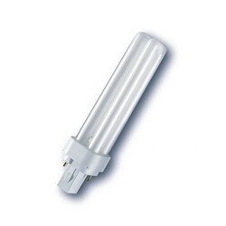 ampoule fluocompacte - osram dulux d - 26 watts - g24d3 - 4000k 