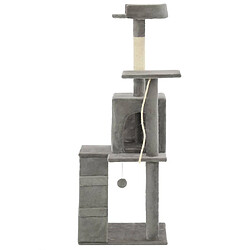 Acheter Arbre à chat avec griffoirs,niche pour chat en sisal 120 cm Gris -MN86600