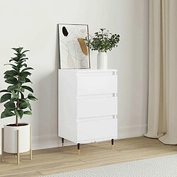 Maison Chic Buffet,Meuble de Rangement,commode pour salon,Cuisine blanc 40x35x70 cm bois d’ingénierie -MN35647