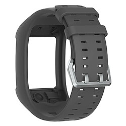 Wewoo Bracelet pour montre connectée Dragonne Sport en silicone POLAR M600 Gris