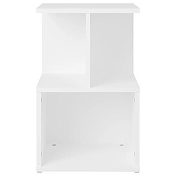 Acheter Maison Chic Table de chevet,Table de nuit,Table d'appoint pour salon Blanc 35x35x55 cm Aggloméré -MN72804