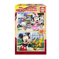 Educa Borras 2 supers puzzles 25 pieces mickey et ses amis