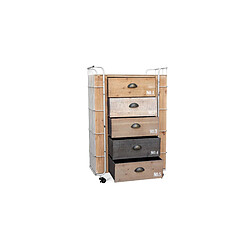 ICONIK INTERIOR Commode en Bois - Design Industriel - Joy Bois naturel pas cher