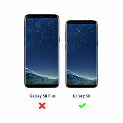 Evetane Coque Samsung Galaxy S8 360 intégrale avant arrière transparente