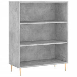 Acheter Maison Chic Buffet,Meuble de Rangement,commode pour salon,Cuisine gris béton 69,5x32,5x180 cm bois d'ingénierie -MN54170