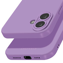 Acheter Roar Coque pour iPhone 16 Plus Silicone Mat Soft Touch Caméra Protégée Violet