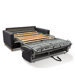 Acheter Inside 75 Canapé convertible express 120 VIKING matelas 20cm sommier lattes Twist bleu nuit