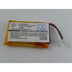 vhbw Li-Polymer batterie 350mAh (3.7V) pour casque audio Sony BT22, BT-22, DR-BT22, DR-BT22G, DR-BT22IK comme 64327-01, 64399-01, 6535801,PLN-6439901. 