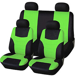 Wewoo Couverture de siège de voiture universelle Personnalité Cousue Automobile Chaises Manches de protection Tissu Sièges d'automobile Couvertures Vert 