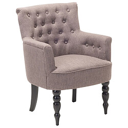 Beliani Fauteuil Taupe ALESUND