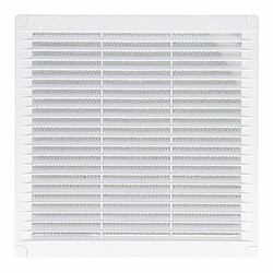 Grille de ventilation EDM 87706 Blanc 25 x 25 x 0,7 cm Moustiquaire