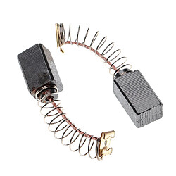 vhbw 2x Balais de charbon pour moteur 6,5 x 7,5 x 12mm compatible avec Hitachi FDV16VB, FDV16VB2, FDV20V, FDV20VA, FDV20VB outil électrique 