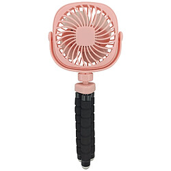 Ventilateur Portable USB Octopus Noir 2200mAh Réglable 360° Silencieux Multifonctions Rose YONIS