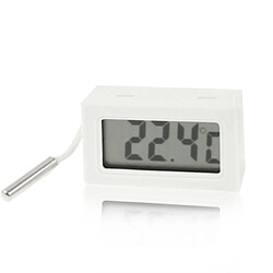 Wewoo Thermomètre blanc Mini numérique d'intérieur d'affichage à cristaux liquides affichage centigrade,