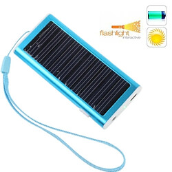 Wewoo Chargeur solaire pour téléphone portable, appareil photo numérique, PDA, lecteur MP3 / MP4 Baby Bleu 1350mAh