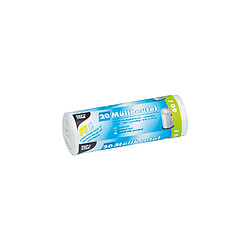 STARPAK Sac poubelle LDPE, 60 litres, blanc ()