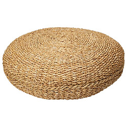 Home&Styling Home&amp;Styling Pouf rond naturel Ø58x20 cm herbe de mer