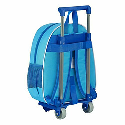 Avis Cartable 3D avec roulettes SuperThings Bleu clair