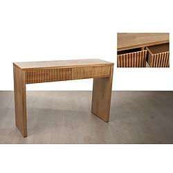 Avis Console Romimex Marron Bouleau Bois MDF 117 x 80 x 39 cm