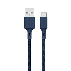 Câble USB vers USB-C 2m Just Green Bleu