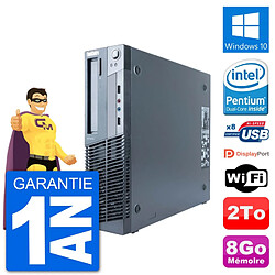 PC Lenovo M91p SFF Intel G630 RAM 8Go Disque Dur 2To Windows 10 Wifi · Occasion 