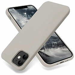 Riffi Coque arrière souple en silicone Riff Slim & Soft pour Apple iPhone 15 Pro Gris 