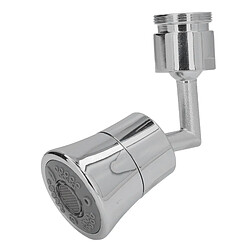 ComfortXL Aérateur de robinet 720 degrés, diamètre de 24 mm/0,9 pouce, grand angle, 5 fonctions, pulvérisation anti-éclaboussures, embout prolongateur pour la cuisine